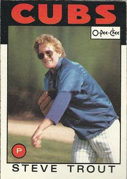 1986 O-Pee-Chee Baseball Cards 384     Steve Trout